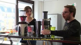 Extracteur de jus ou centrifugeuse  le match [upl. by Peterus]