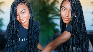 PASSION TWIST TUTORIAL  NO RUBBER BANDS  Slim Reshae [upl. by Eimar]