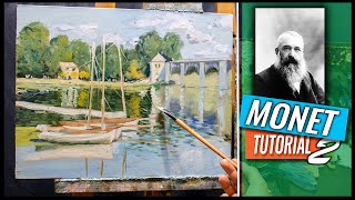 How to Paint like Monet  Impressionist Techniques  Part II [upl. by Gagne]