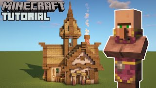 Minecraft  Clerics House Tutorial Villager Houses [upl. by Arney665]