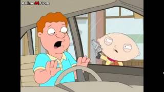 Family Guy Funny Stewie carjacking a car [upl. by Annawoj860]