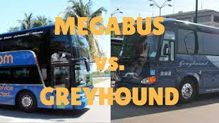 Megabus vs Greyhound  Which Bus Is Better [upl. by Onitnelav]