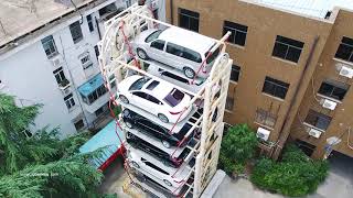 Vertical rotary car parking system [upl. by Eicnarf]