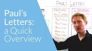 Pauls Letters a Quick Overview  Whiteboard Bible Study [upl. by Ashli]