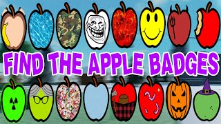 How To Get Apple Badges in Find The Crab Apple  ROBLOX [upl. by Dlopoel]