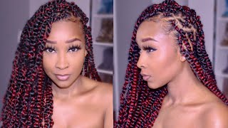 How to EASY Passion Twists  No Rubber Band [upl. by Robinson]