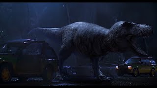 Jurassic Park  Scientifically Accurate Trex Breakout  VFX Breakdown read description [upl. by Eirelam]