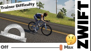 Zwift Trainer Difficulty Theres one more thing to knowdescents [upl. by Aramahs]