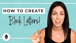 How To Do BLOCK Lettering – A StepByStep HandLettering Tutorial for Beginners [upl. by Dougherty]