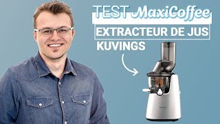 KUVINGS  Extracteur de Jus  Petit électoménager  Le Test MaxiCoffee [upl. by Heidie]