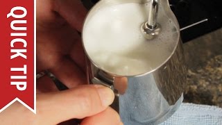 How to AutoFroth Milk for Lattes [upl. by Changaris564]