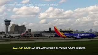 Air traffic control audio Southwest flight suffers catastrophic engine failure [upl. by Cheryl100]