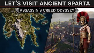 Lets Visit Ancient Sparta  History Tour in AC Odyssey Discovery Mode [upl. by Jaal]