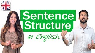 English Sentence Structure  English Grammar Lesson [upl. by Alguire436]