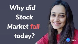 Why Stock Market Crashed today  Why did stock market fall today shorts [upl. by Squire]