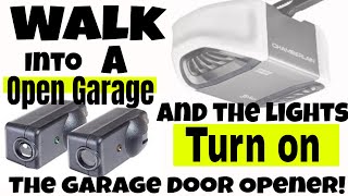 Chamberlain Garage Door Opener Light amp Reversing Sensors  Turn OnOff [upl. by Ancelin160]