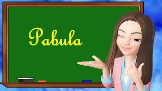 Pabula  Filipino 9  Teacher Scel [upl. by Ardnoel]