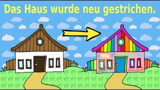 Deutsch lernen Aktiv und Passiv  German for children and beginners active  passive [upl. by Yentruocal168]