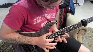 Rings of Saturn  Inadequate Guitar Solo Cover [upl. by Carmon]