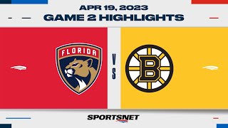 NHL Game 2 Highlights  Panthers vs Bruins  April 19 2023 [upl. by Liebman59]