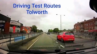 Driving Test Routes  Tolworth [upl. by Htiduy657]