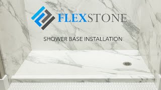 FlexStone Shower Base Installation [upl. by Craggie]