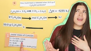 Enthalpy Stoichiometry Part 2 How to Find Heat Released [upl. by Corsetti74]