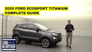 2020 FORD ECOSPORT TITANIUM COMPLETE GUIDE [upl. by Harriman965]