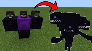 MCPE How To SPAWN the WITHER STORM [upl. by Lonny568]