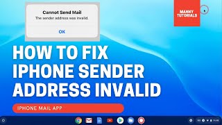 How to fix iPhone Sender Address Invalid [upl. by Roon]