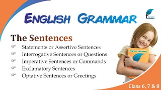 English Grammar for Class 6 7 8 Chapter the Sentence [upl. by Sussna]