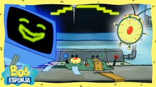 Lo Mejor de Plankton y Karen  Bob Esponja en Español [upl. by Anirehtac182]