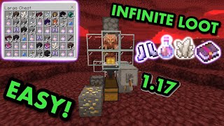 SIMPLE 117 AUTOMATIC PIGLIN BARTERING FARM TUTORIAL in Minecraft Bedrock MCPEXboxPS4SwitchPC [upl. by Joellen]