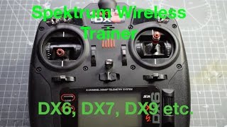 Spektrum DX6 Wireless Trainer Tutorial [upl. by Rikki]