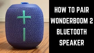 How to Pair Wonderboom 2 Bluetooth Speaker [upl. by Lledrev]