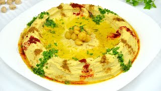 Hummus libanez  Hummus recipe  JamilaCuisine [upl. by Kirsti]