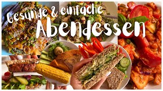 7 GESUNDE ABENDESSEN REZEPTE  Einfache amp Schnelle Ideen mit viel Gemüse Protein VEGGIEVEGAN [upl. by Llehcsreh162]