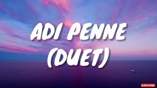 Adi Penne Duet Lyrics  Naam [upl. by Andersen]