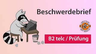 Beschwerdebrief B2 Sprachkurs  Prüfungsvorbereitung B2 telc [upl. by Euqimod783]