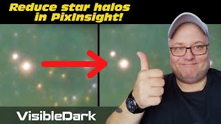 Reducing star halos in PixInsight Hubble Palette [upl. by Naji]