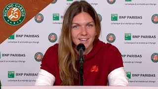 Simona Halep  Press Conference after QuarterFinal I RolandGarros 2018 [upl. by Harihs714]