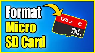 How to Format Micro SD Card on Windows 10 PC Fast Method [upl. by Alyac]