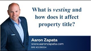 What is Property Vesting and How Does it Affect Property Title [upl. by Aerbas]