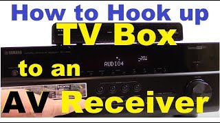 How to Connect TV Set top box to AV Receiver [upl. by Moran613]