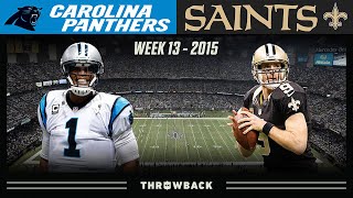 SUPER Cam in a Dome Duel Panthers vs Saints 2015 Week 13 [upl. by Ninette]