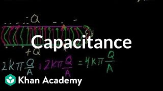 Capacitance  Circuits  Physics  Khan Academy [upl. by Egiedan779]