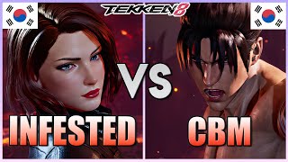 Tekken 8 ▰ Infested Nina Vs CBM 1 Jin Kazama ▰ High Level Matches [upl. by Gray167]