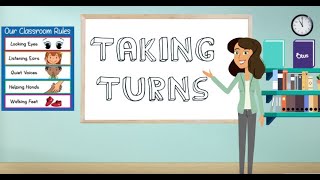 Taking Turns Animated Social Story [upl. by Seline]