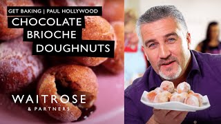 Paul Hollywoods Chocolate Brioche Doughnuts  Waitrose [upl. by Rouvin657]