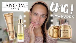 Testing Lancome Skincare  Absolue Review [upl. by Phil]